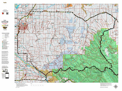 Idaho HuntData LLC Idaho General Unit 64 Land Ownership Map digital map