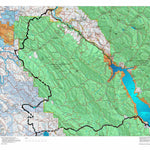Idaho HuntData LLC Idaho General Unit 66 Land Ownership Map digital map