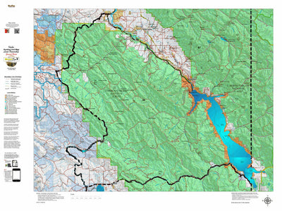 Idaho HuntData LLC Idaho General Unit 66 Land Ownership Map digital map