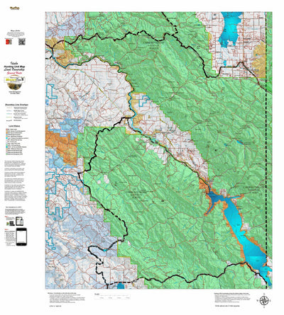 Idaho HuntData LLC Idaho General Unit 67 Land Ownership Map digital map