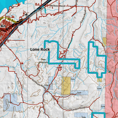 Idaho HuntData LLC Idaho General Unit 68 Land Ownership Map digital map