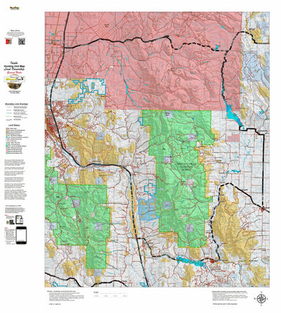 Idaho HuntData LLC Idaho General Unit 71 Land Ownership Map digital map