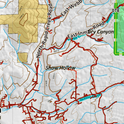 Idaho HuntData LLC Idaho General Unit 71 Land Ownership Map digital map