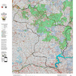 Idaho HuntData LLC Idaho General Unit 8A Land Ownership Map digital map