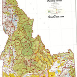 Idaho HuntData LLC Idaho General Units and Land Ownership digital map