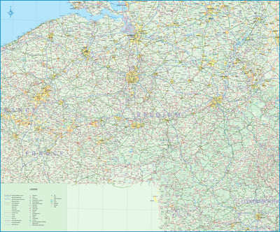 ITMB Publishing Ltd. Belgium 1:250,000 - ITMB digital map