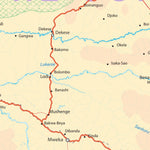 ITMB Publishing Ltd. Democratic Republic of the Congo 1:3,400,000 - ITMB digital map