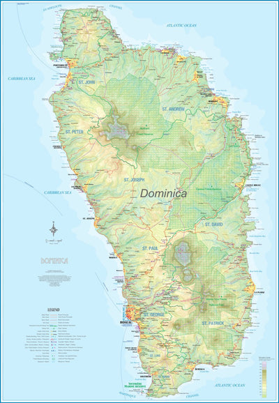 ITMB Publishing Ltd. Dominica - ITMB digital map