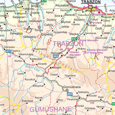 ITMB Publishing Ltd. Eastern Anatolia, Turkey - ITMB digital map
