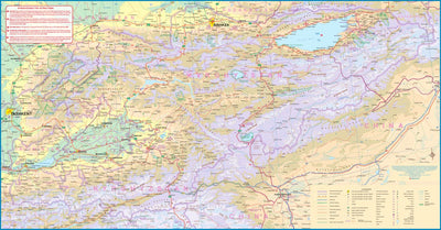 ITMB Publishing Ltd. Kyrgyzstan 1:1,100,000 - ITMB digital map