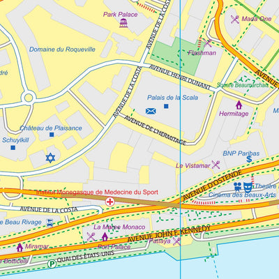 ITMB Publishing Ltd. Monaco (France) 1:4,000 - ITMB digital map
