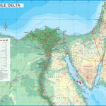 ITMB Publishing Ltd. Nile Delta, Egypt - ITMB digital map