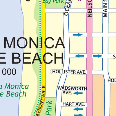 ITMB Publishing Ltd. Santa Monica 1:15,000 - ITMB digital map