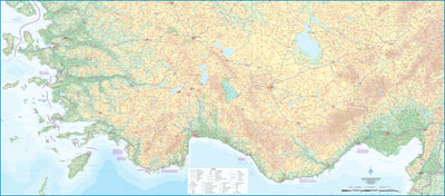 ITMB Publishing Ltd. Turkey South West 1:550,000 - ITMB digital map