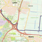 iTRovator Skeelertour- Van Laren naar de polders bij Eemnes (22,5 km) - Gooi & Vecht region digital map