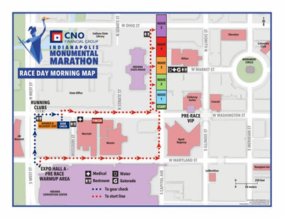 Johnson Cartographic LLC 2019 CNO Monumental Marathon - Race Day Morning bundle exclusive