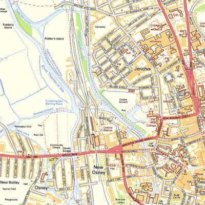 JohnThornMaps Oxford Street Map digital map