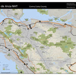 Juan Bautista de Anza National Historic Trail Anza Trail: Contra Costa County digital map