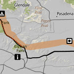 Juan Bautista de Anza National Historic Trail Anza Trail: Los Angeles and San Bernardino digital map