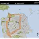 Juan Bautista de Anza National Historic Trail Anza Trail: San Francisco digital map