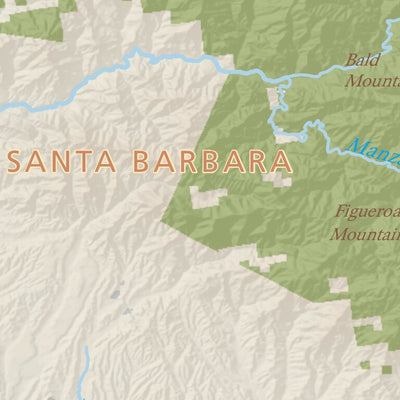 Juan Bautista de Anza National Historic Trail Anza Trail: Santa Barbara County digital map
