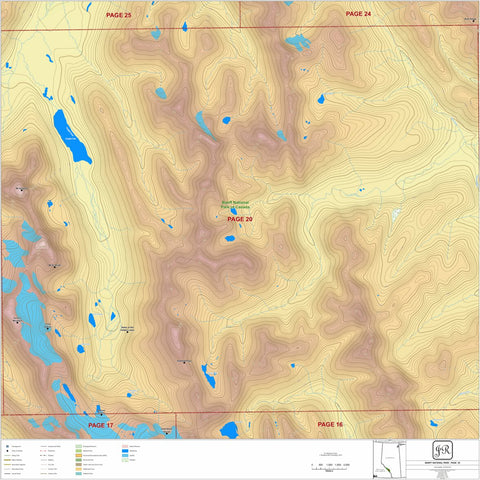 Juan Roubaud GIS Consulting Banff National Park Detailed 20 digital map
