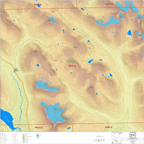 Juan Roubaud GIS Consulting Banff National Park Detailed 26 digital map