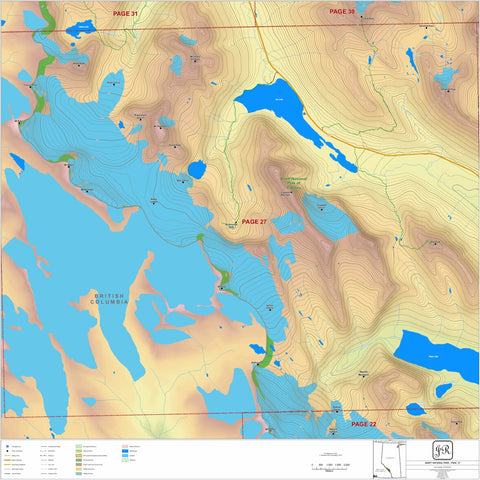 Juan Roubaud GIS Consulting Banff National Park Detailed 27 digital map