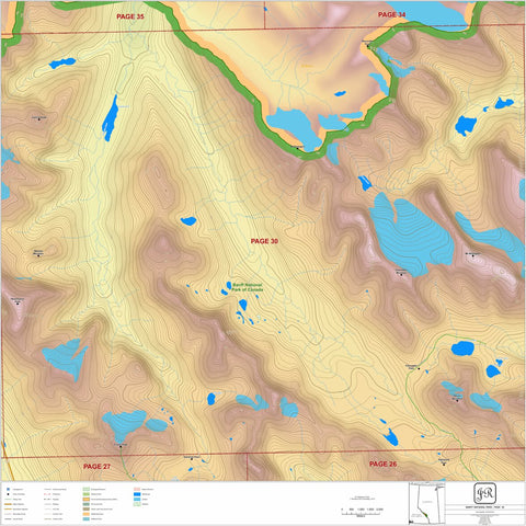 Juan Roubaud GIS Consulting Banff National Park Detailed 30 digital map