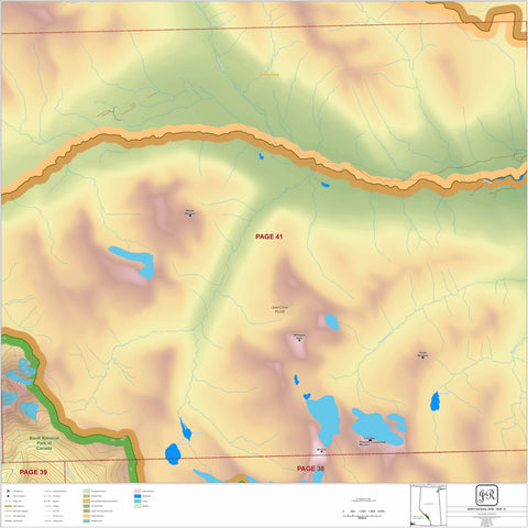 Juan Roubaud GIS Consulting Banff National Park Detailed 41 digital map