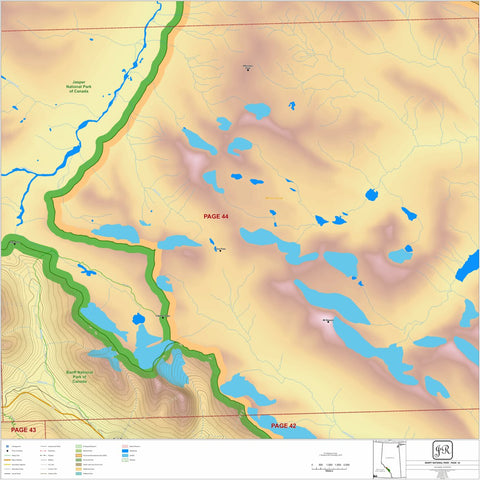 Juan Roubaud GIS Consulting Banff National Park Detailed 44 digital map