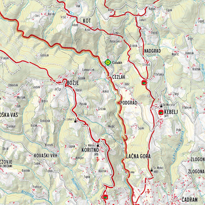 Kartografija d.o.o. Pohorje 1 : 40 000 Kartografija digital map