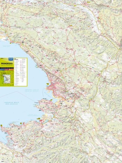 Kartografija d.o.o. Primorska 1 : 40 000 Kartografija digital map