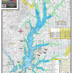 Kingfisher Maps, Inc. B Everett Jordan Lake North Carolina 1202D digital map
