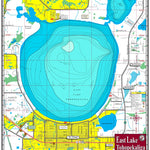 Kingfisher Maps, Inc. East Lake Tohopekaliga Topo, FL digital map