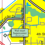 Kingfisher Maps, Inc. East Lake Tohopekaliga Topo, FL digital map