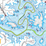 Kingfisher Maps, Inc. Lake Lanier, GA Map#301 digital map