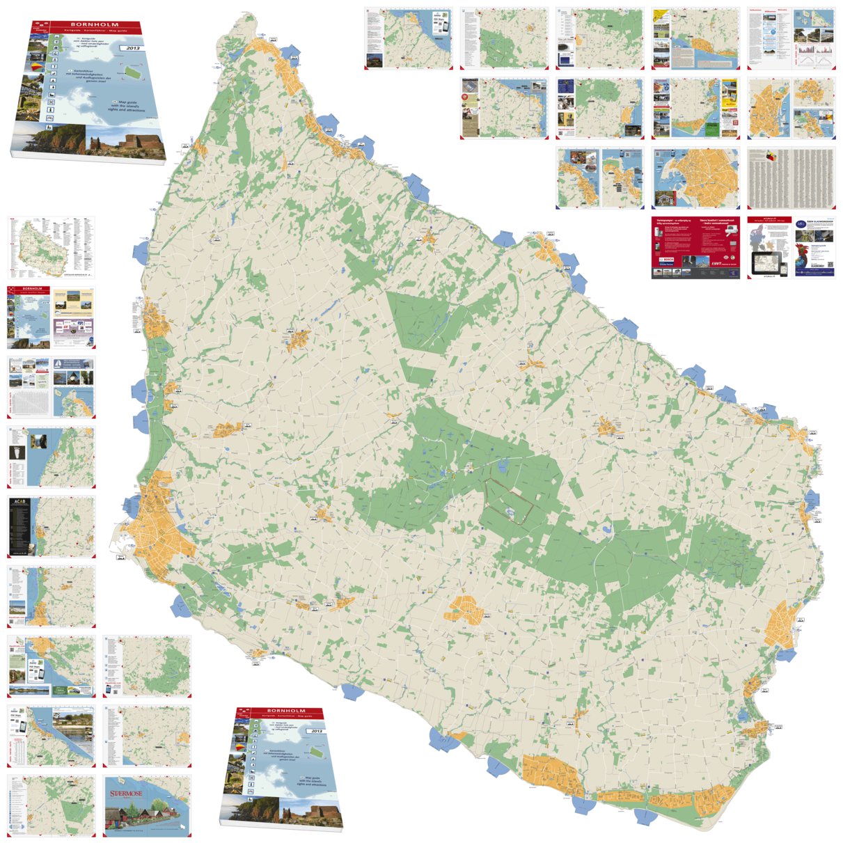 BORNHOLM MapGuide Map by KortguideBornholm.dk Avenza Maps