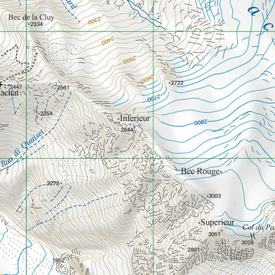 L'ESCURSIONISTA s.a.s. Chamonix – Trient – Courmayeur Nord 1:25.000 digital map