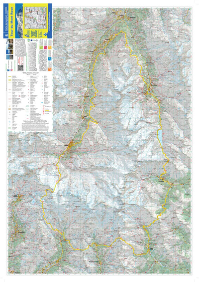 L'ESCURSIONISTA s.a.s. Tour du Mont Rose 1:50.000 - Giro del Monte Rosa - Tour del Monte Rosa digital map