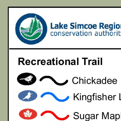 Lake Simcoe Region Conservation Authority Scanlon Creek Conservation Area digital map