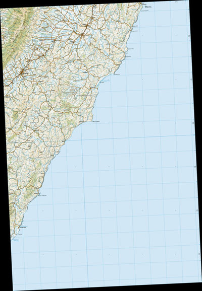 Land Information New Zealand 250-15 - Dannevirke digital map