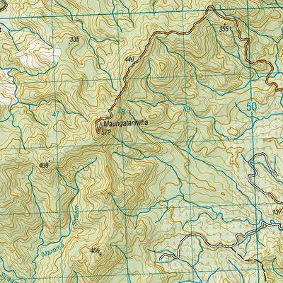 Land Information New Zealand AV27 - Mangamuka digital map