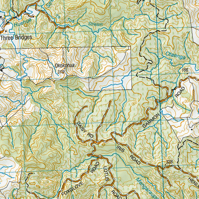 Land Information New Zealand AW28 - Kaikohe digital map