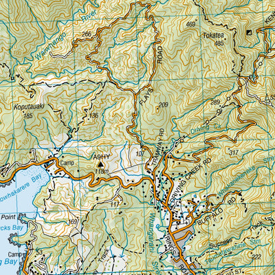 Land Information New Zealand BA34 - Coromandel digital map