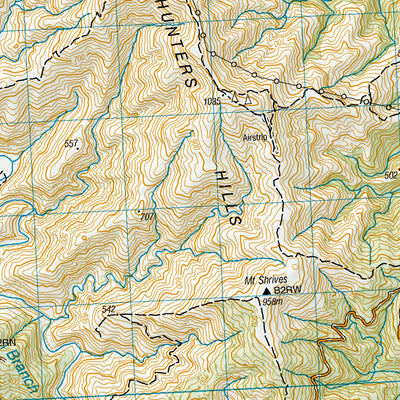 Land Information New Zealand CA18 - Waituna digital map