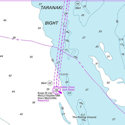Land Information New Zealand Cape Egmont to Rangitikei River digital map