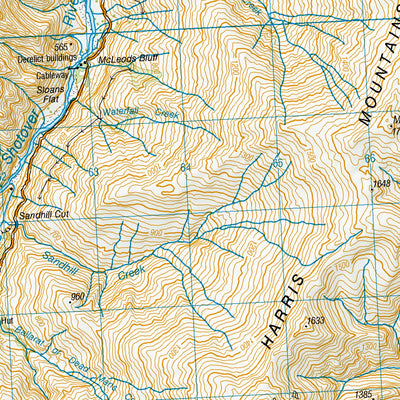 Land Information New Zealand CB11 - Arrowtown digital map