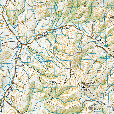 Land Information New Zealand CE12 - Black Umbrella digital map