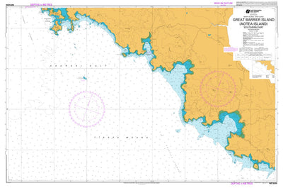 Land Information New Zealand Great Barrier Island (Southern Part) digital map